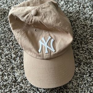 Tan NY genuine merchandise hat